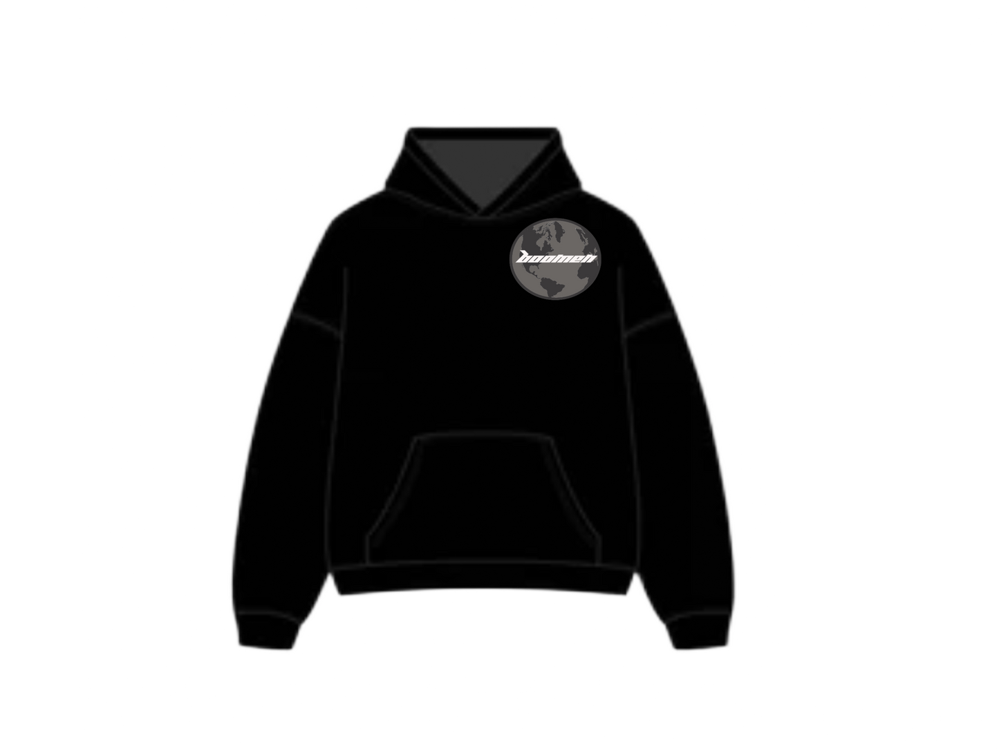 Black BOOMEN Hoodie